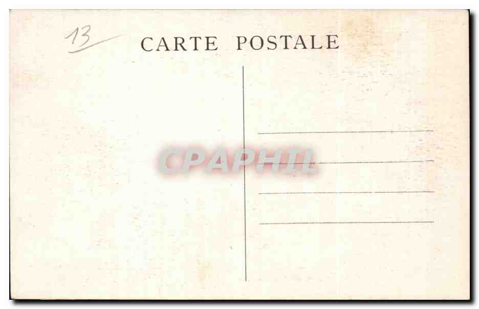CPA En Provence Type d'arlesienne Mireille gansee ( folklore coiffe ) — Rückseite