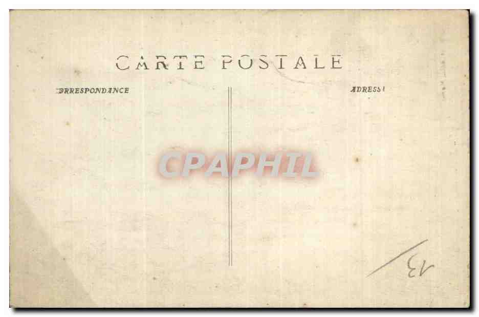 CPA Arles Arlesienne Folklore Costume — Verso