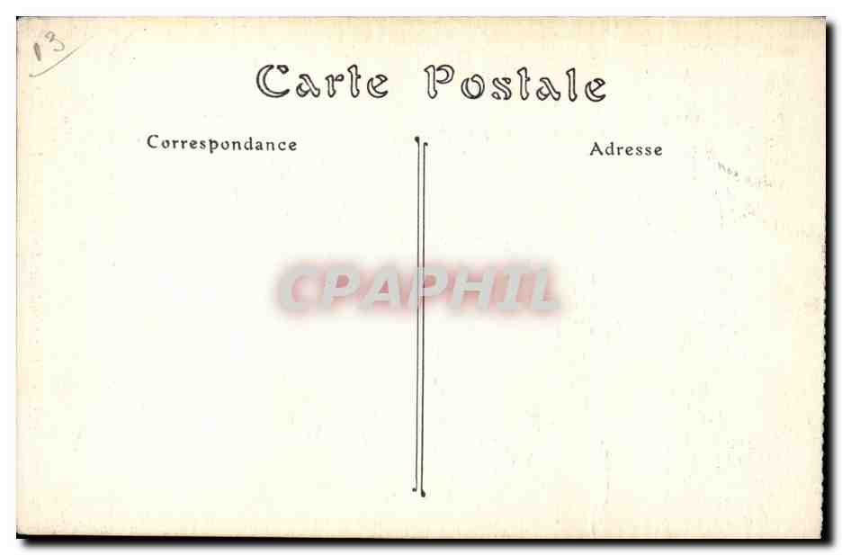 CPA Arles Hotel de ville La Venus d'Arles — Rückseite