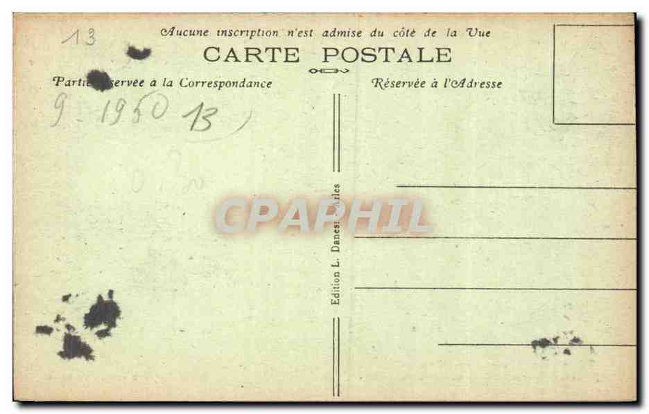 CPA Arles Les Alyscamps Chapelles des porcelets et Saint Honorat — Rückseite