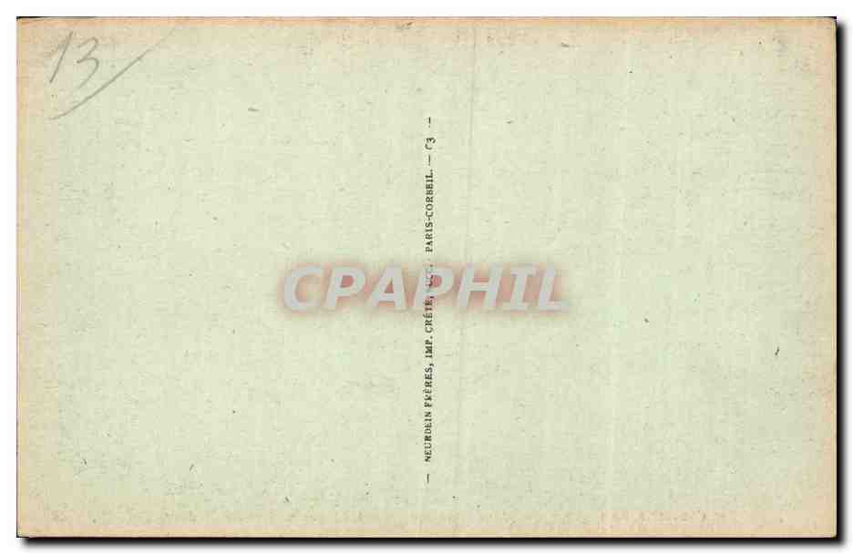 CPA Arles Musee lapidaire Couvercle de sarcophage paien avec amsques funebres et tete de Meduse — Verso
