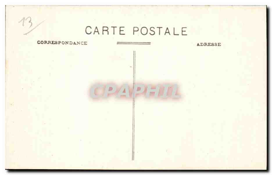Arles CPA La statue du poete Frederic Mistral Hotel du Nord — Rückseite