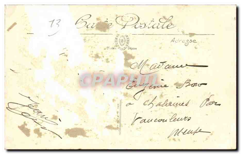 Arles CPA Pont de Trinquetaille — Verso