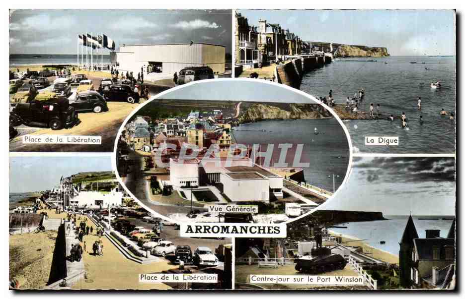 Arromanches — Vue générale et sites touristiques — Éditions Gaby