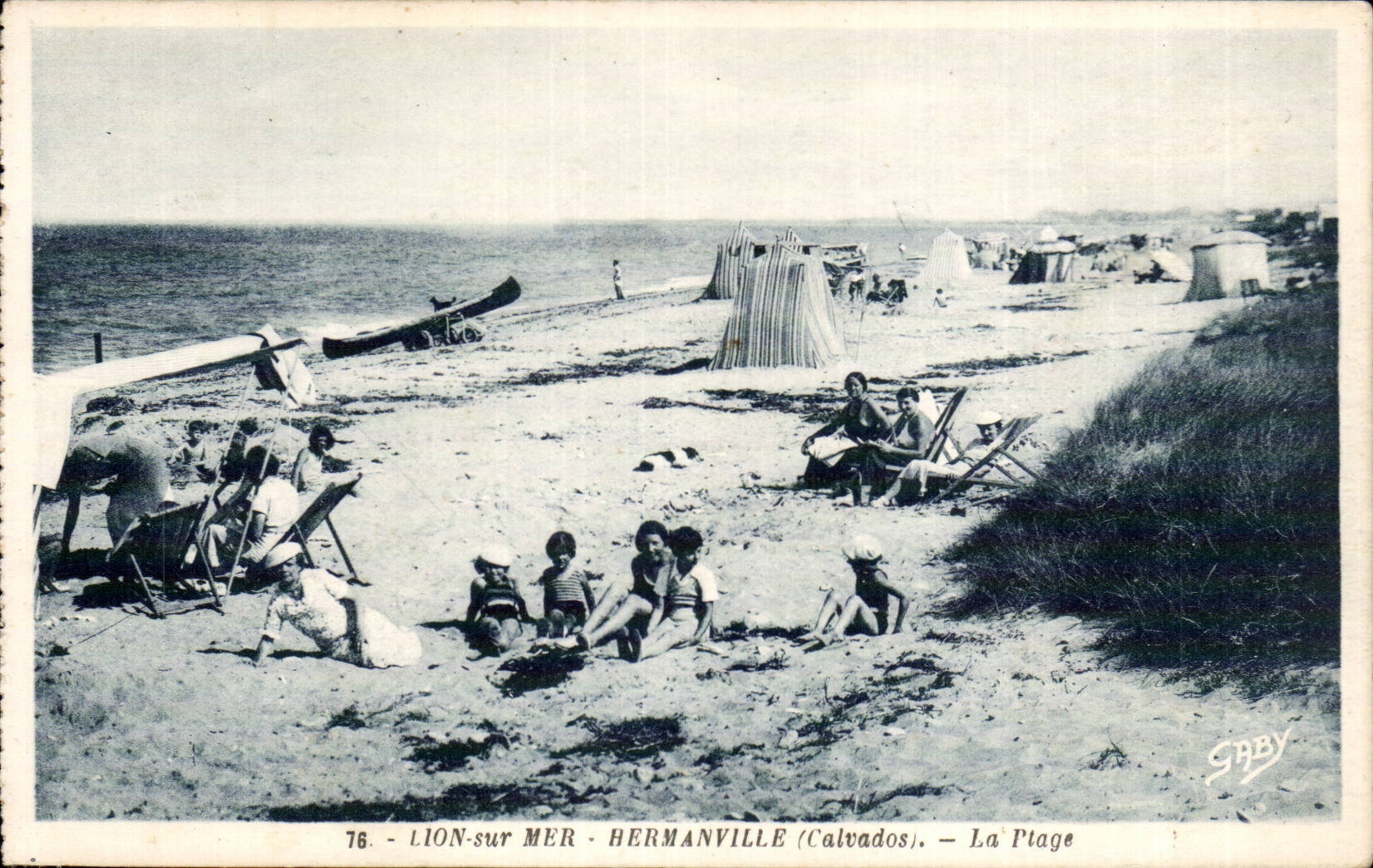 Lion-sur-Mer - Hermanville (Calvados) — La Plage — Gaby