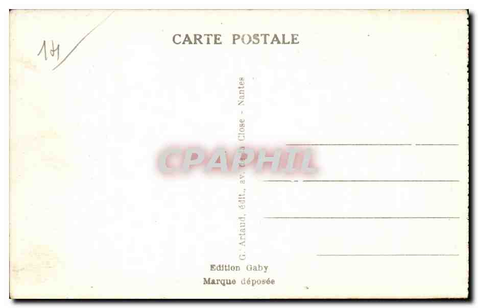 Lion-sur-Mer - Hermanville (Calvados) — La Plage — Gaby — Rückseite