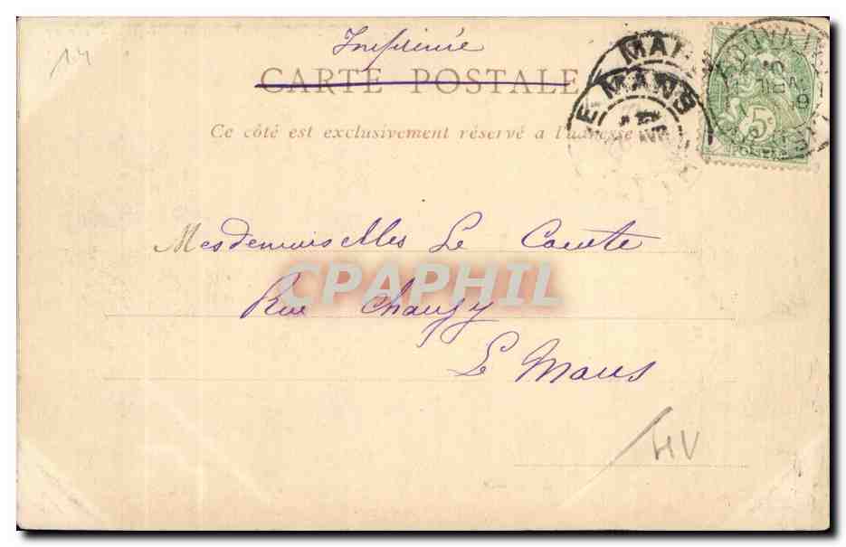 Lisieux - Alte Häuser der Grande-Rue - ND Pbot — Rückseite