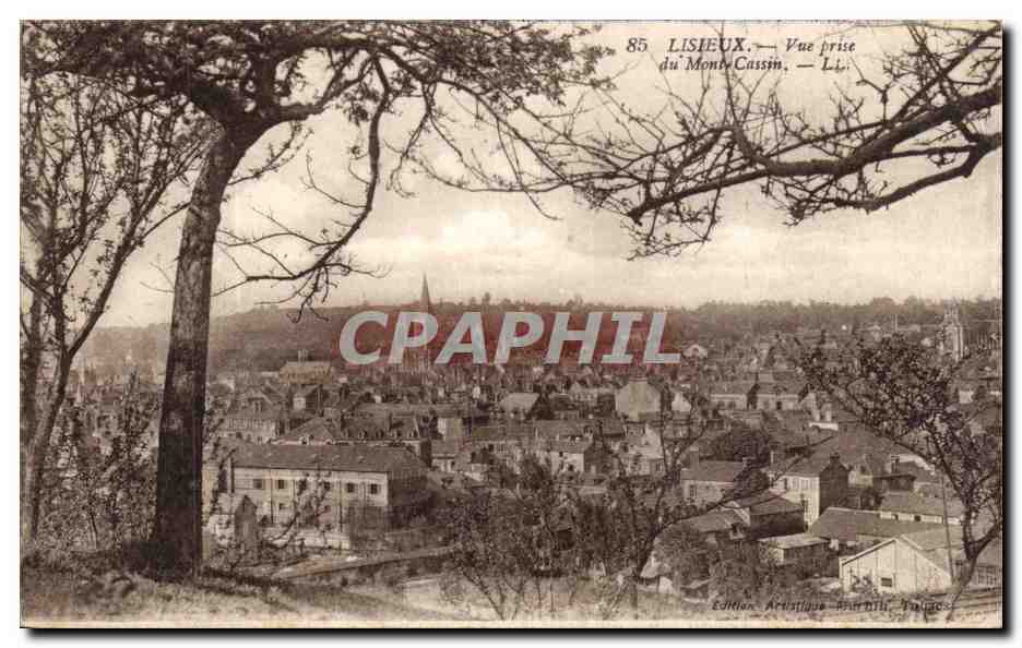 Lisieux — Vue prise du Monte Cassin — Édition Artistique, Valognes