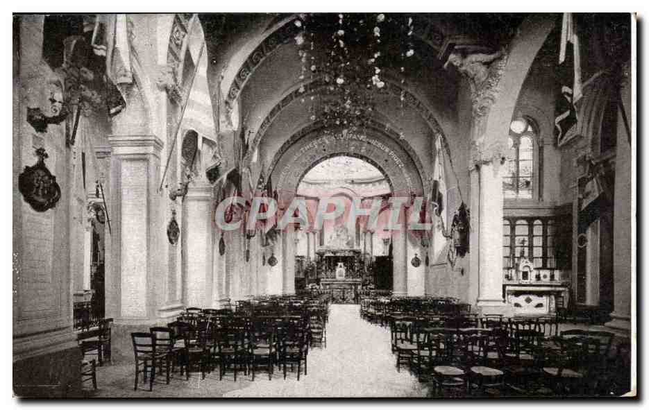 Chapelle des Carmélites de Lisieux — décorée pour les fêtes du Triduum, Mai 1925 — Made in France