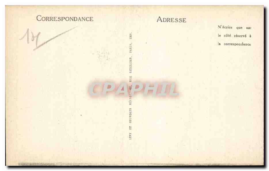 Lisieux CPA Vieilles maisons Rue de la Paix — Rückseite