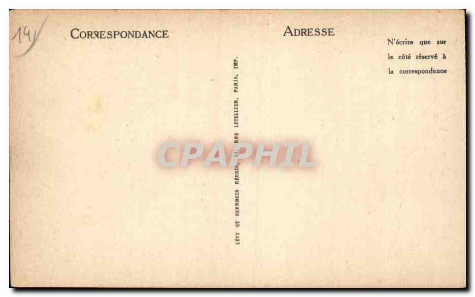 Lisieux CPA Maisons sur la Tonques au pont de Caen — Rückseite
