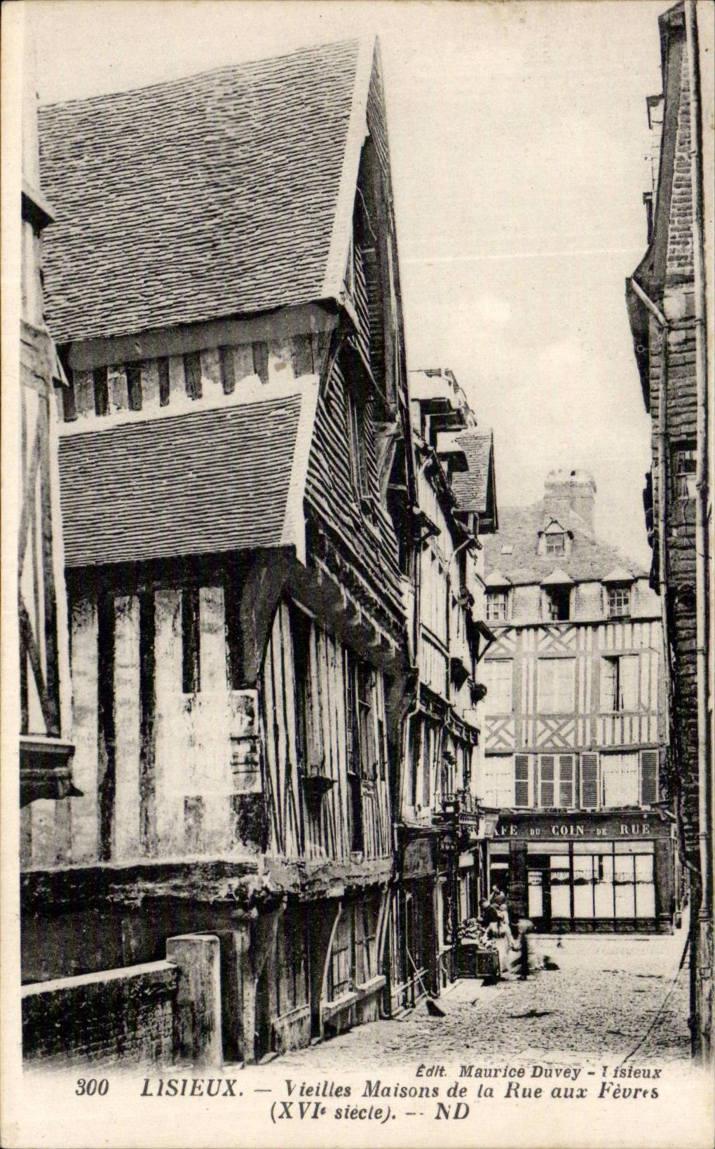 Lisieux CPA Vieilles maisons de la rue aux Feves