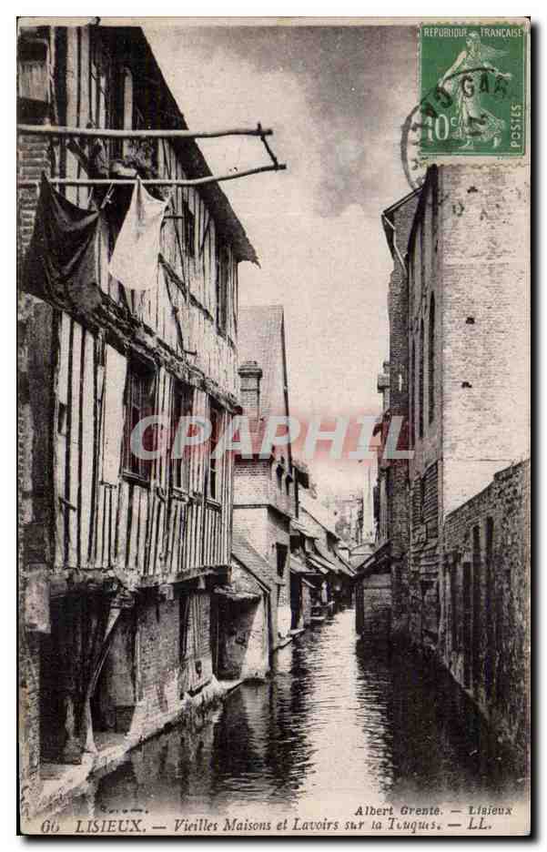 Lisieux — Vieilles Maisons et Lavoirs sur la Touques — Albert Grente — LL.