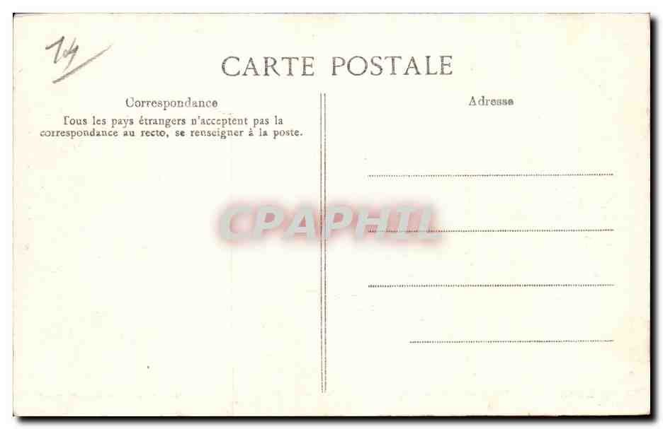 Lisieux CPA Chateau de Fervaques ayant appartenu a Guillaume de Hautemer  — Rückseite