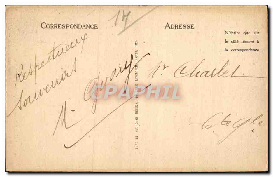 Lisieux — Le Manoir de la Salamandre, Rue aux Fèvres — L.L. — Reverso