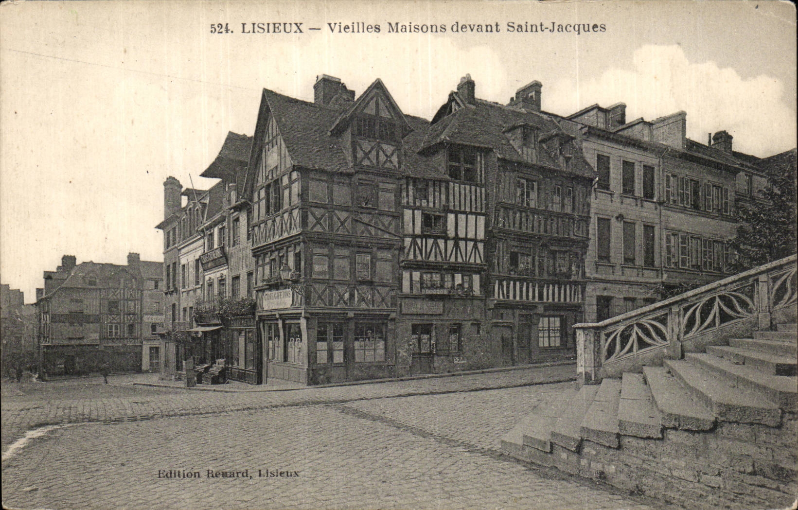 Lisieux — Alte Häuser vor Saint-Jacques — Edition Reward, Lisieux