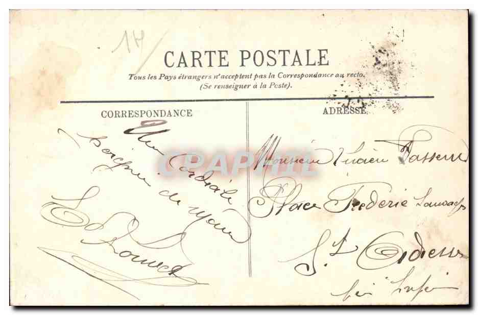 Lisieux — Le Jardin public et le Musée — L.L. — Rückseite