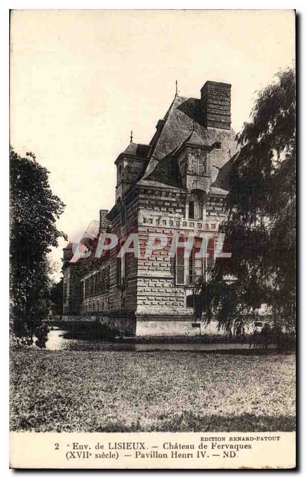 Lisieux CPA Environs Chateau de Fervaques Pavillon Henri IV