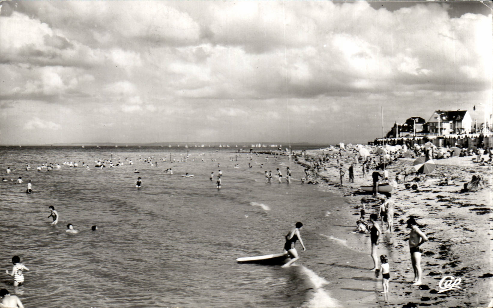 Langrune sur Mer CPA La plage et les villas