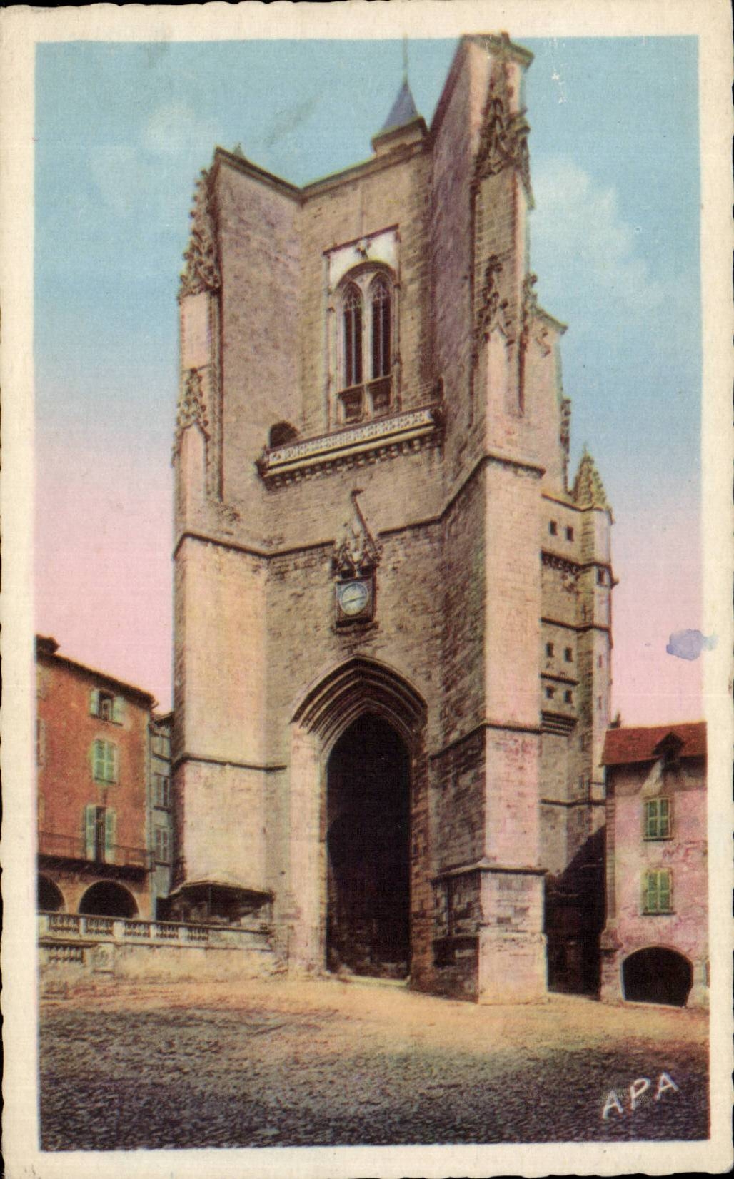 Villefranche de Rouergue CPA Clocher Notre Dame (1336)
