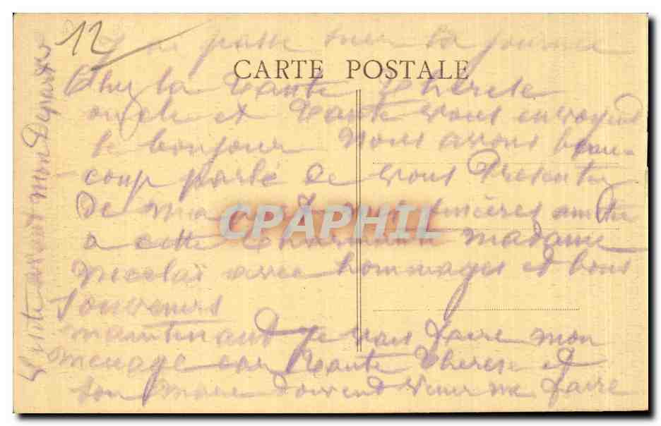 Millau CPA Lavoir construit par les Romains — Rückseite
