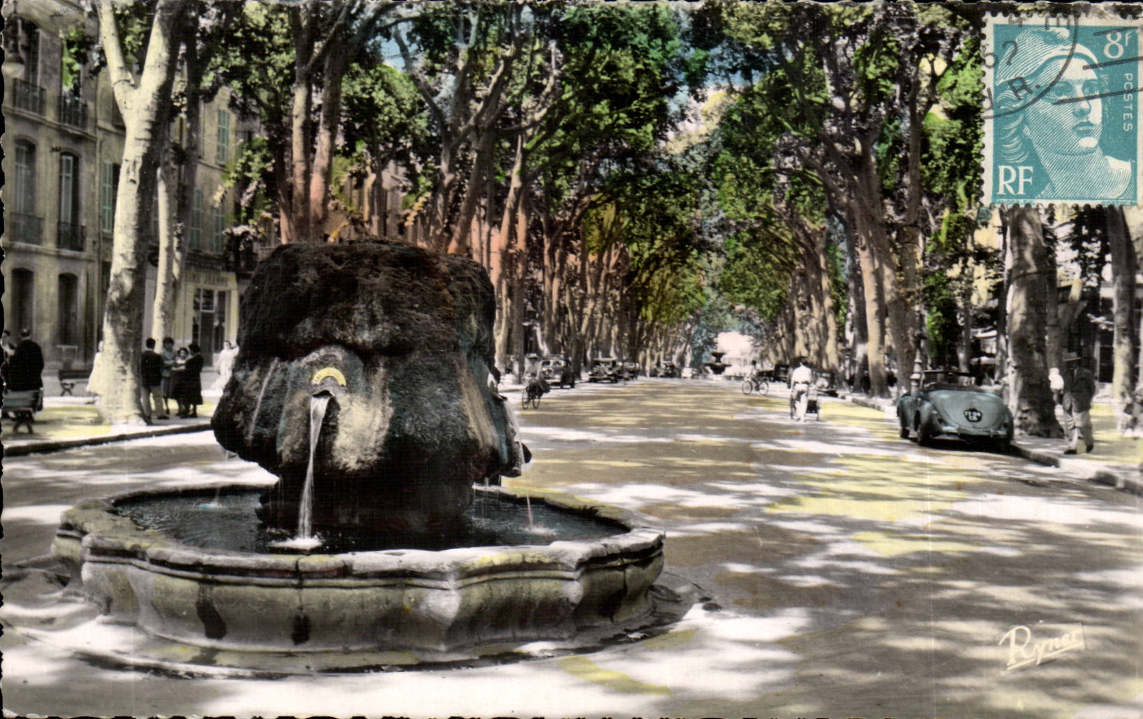 Fontaine Thermale sur le Cours Mirabeau — Aix-en-Provence — Éditions de France