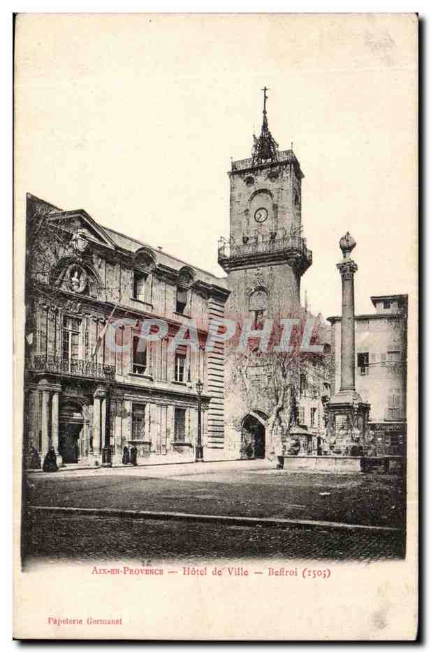 Aix-en-Provence — Hôtel de Ville — Beffroi (1503)