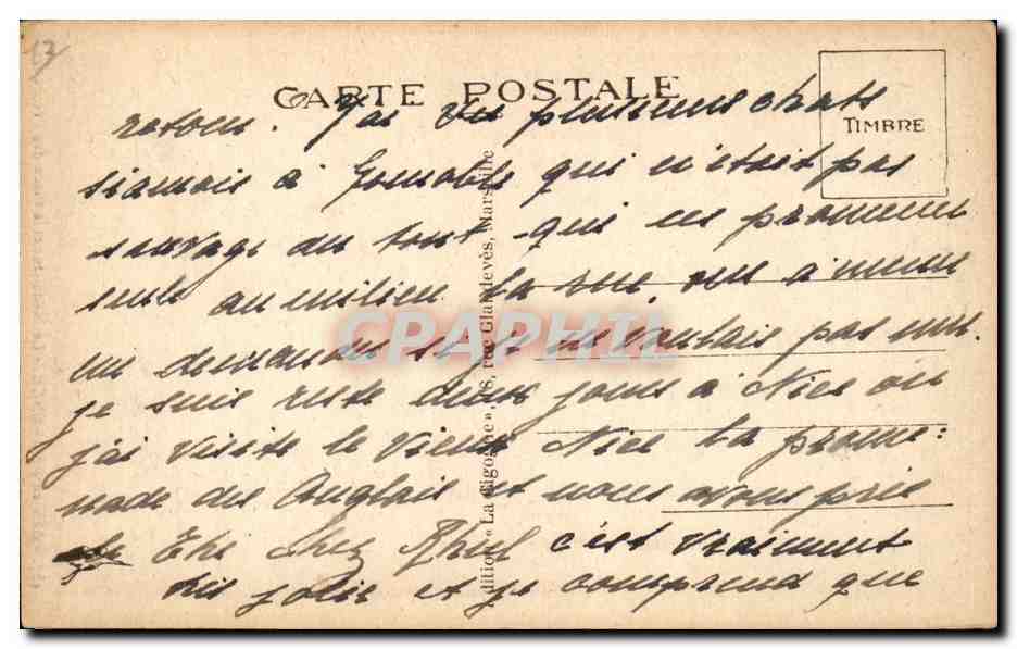 Aix-en-Provence — La Madeleine et la Place des Précheurs — édition Glanteves, n° 457 — Rückseite