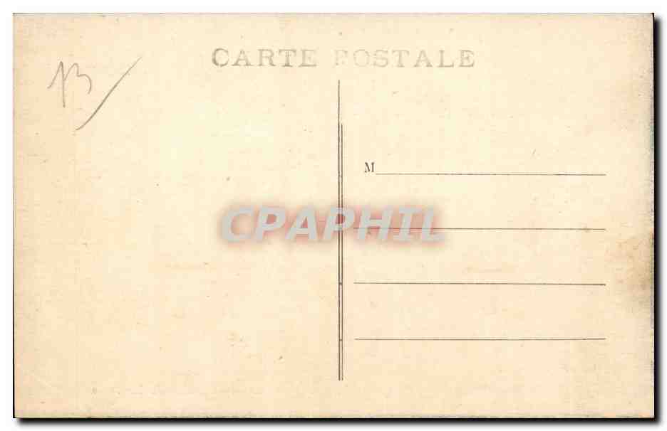 AIX-en-PROVENCE — Bas du Cours Mirabeau et la Grande Fontaine — Édition Carle — Verso