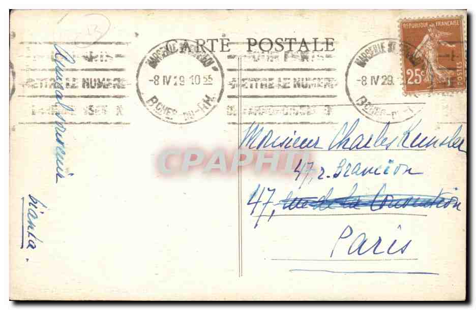 Aix-en-Provence — Mausolée de Joseph Sec — Bonia, édit. — Rückseite