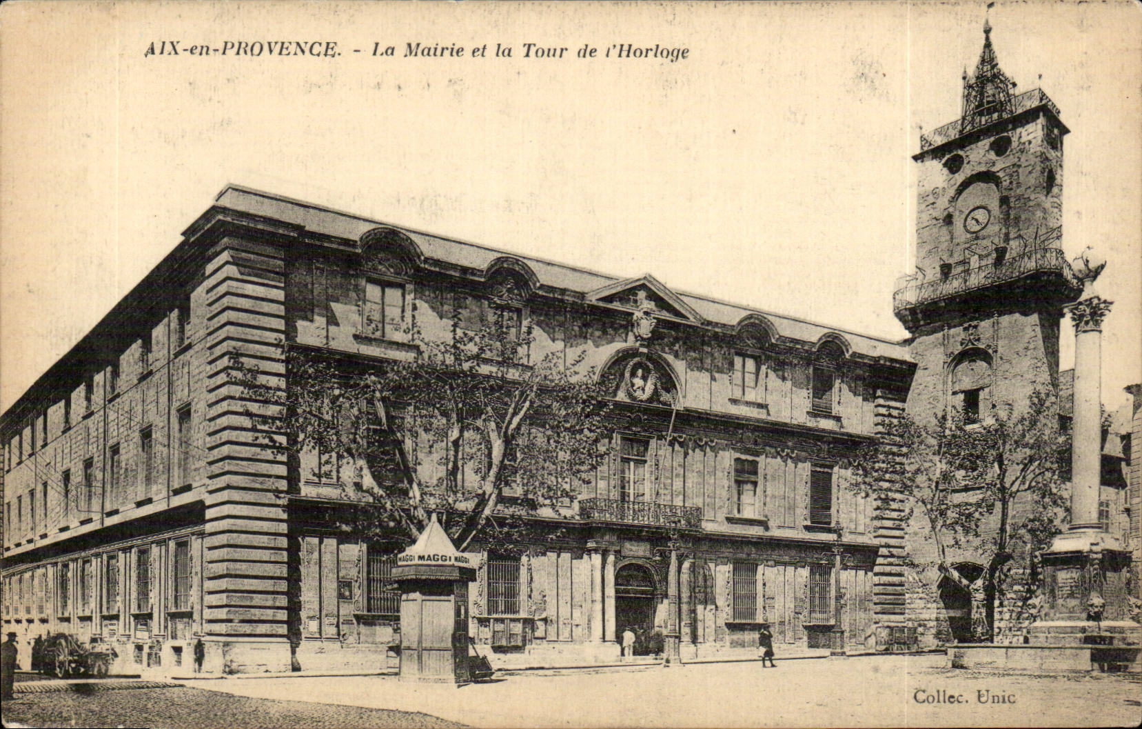AIX-en-PROVENCE - La Mairie et la Tour de l'Horloge — éditée par MAGGI MAGGI