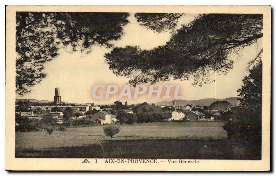 Aix-en-Provence — Vue Générale — C°° Almacorne des Arts Photographiques, Strasbourg