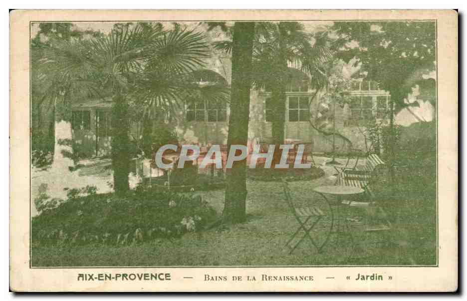 Aix-en-Provence — Bains de la Renaissance — « Jardin »
