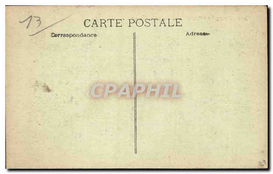 CPA Aix en Provence Interieur du monument Sec — Rückseite