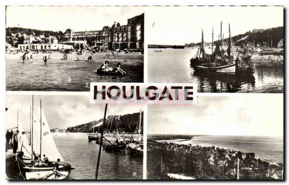 Houlgate — vue panoramique — Éditions La Cigogne - Recto