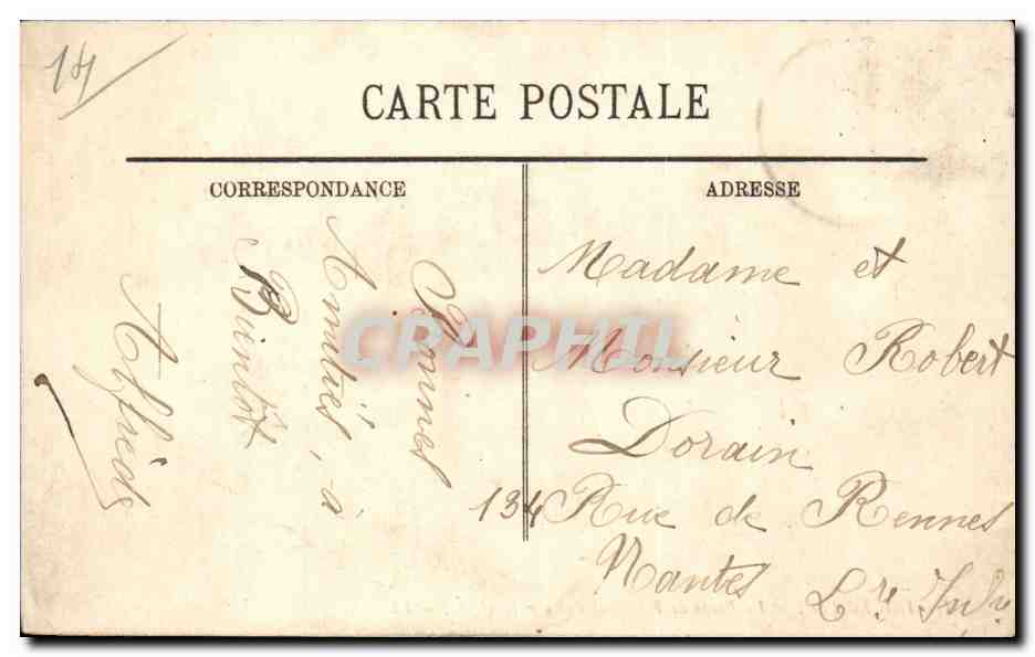 Houlgate — La Route de Villers et vue sur Houlgate — LL — Verso