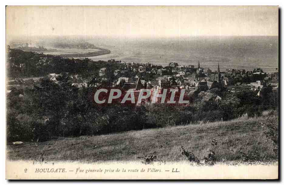 CPA Houlgate Vue generale prise de la route de Villers