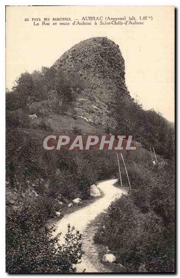 Le Roc et route d'Aubrac à Saint-Chély-d'Aubrac — Aubrac (Aveyron) — Royal Hotel Astoria Palace, Vichy