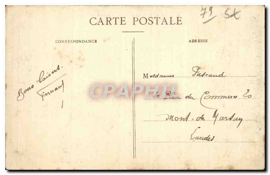 St-Maixent (Deux-Sèvres) - Sud-Ouest — Nauche, éditeur, n°89 — Verso