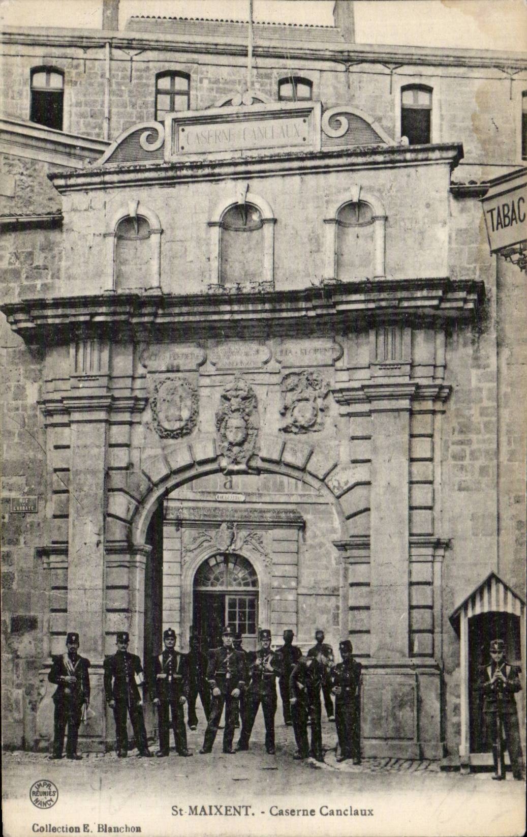 St MAIXENT - Caserne Canclaux — Collection E. Blanchon