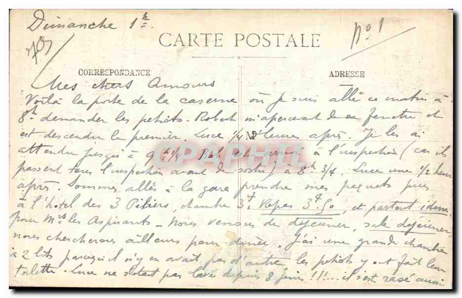 St MAIXENT - Caserne Canclaux — Collection E. Blanchon — Reverso