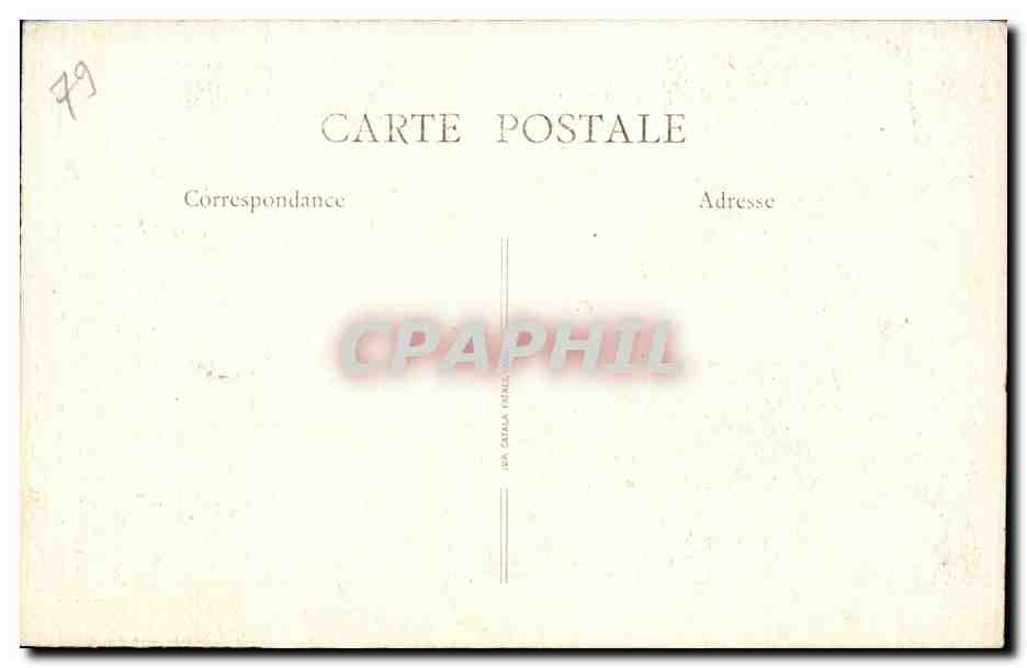 L'Intérieur de la Chapelle des Rinfillières (près de Loublande) — Deux-Sèvres — Imp. Weibel, Rue Clovis, Paris — Visé n° 40 — Verso