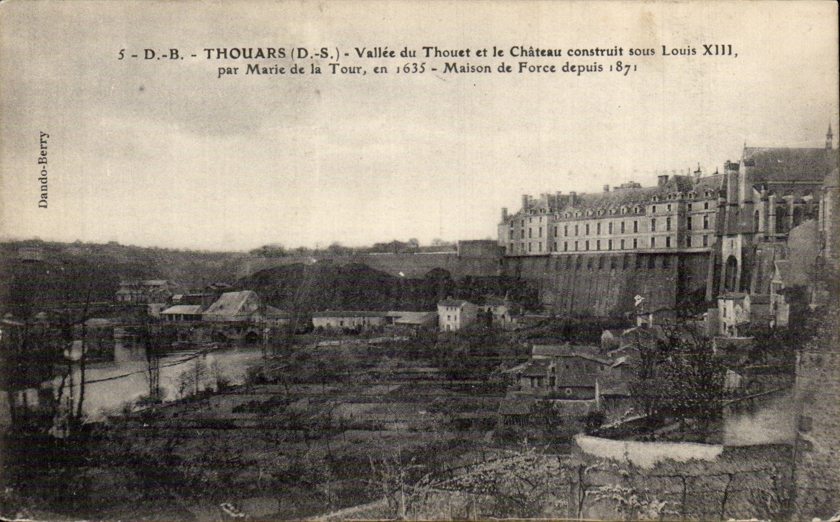 Thouars (D.-S.) — Vallée du Thouet et le Château — Dando-Berry