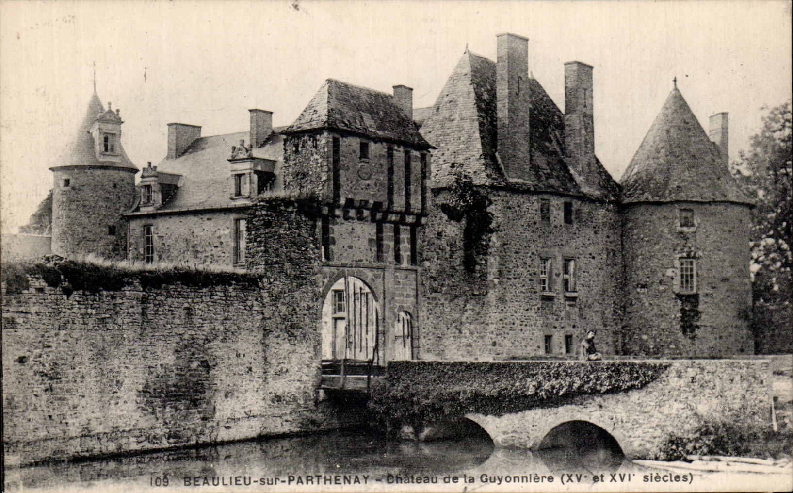 Beaulieu-sur-Parthenay — Château de la Guyonnière (XVᵉ et XVIᵉ siècles) — Éditeur non identifié, n° 109