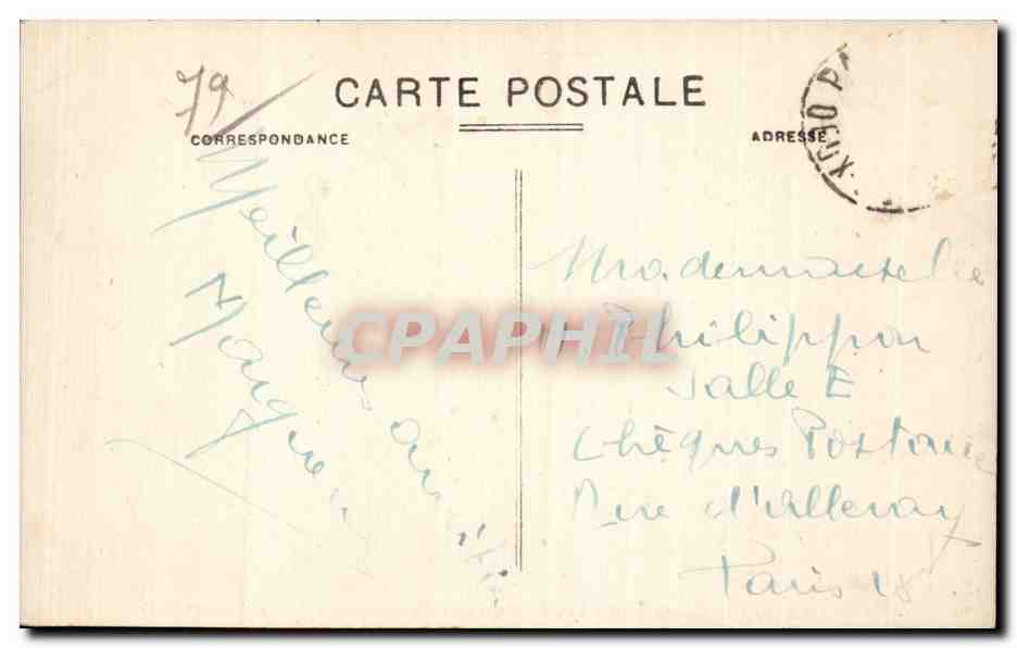 Beaulieu-sur-Parthenay — Château de la Guyonnière (XVᵉ et XVIᵉ siècles) — Éditeur non identifié, n° 109 — Verso