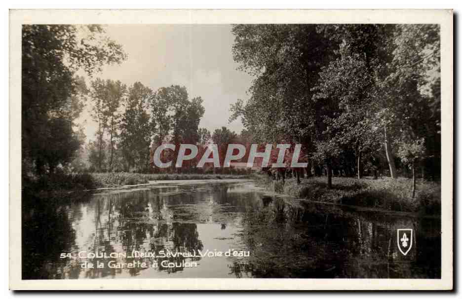 Coulon (Deux-Sèvres) — Voie d'eau de la Garette à Coulon — Éditions du Lyonnins