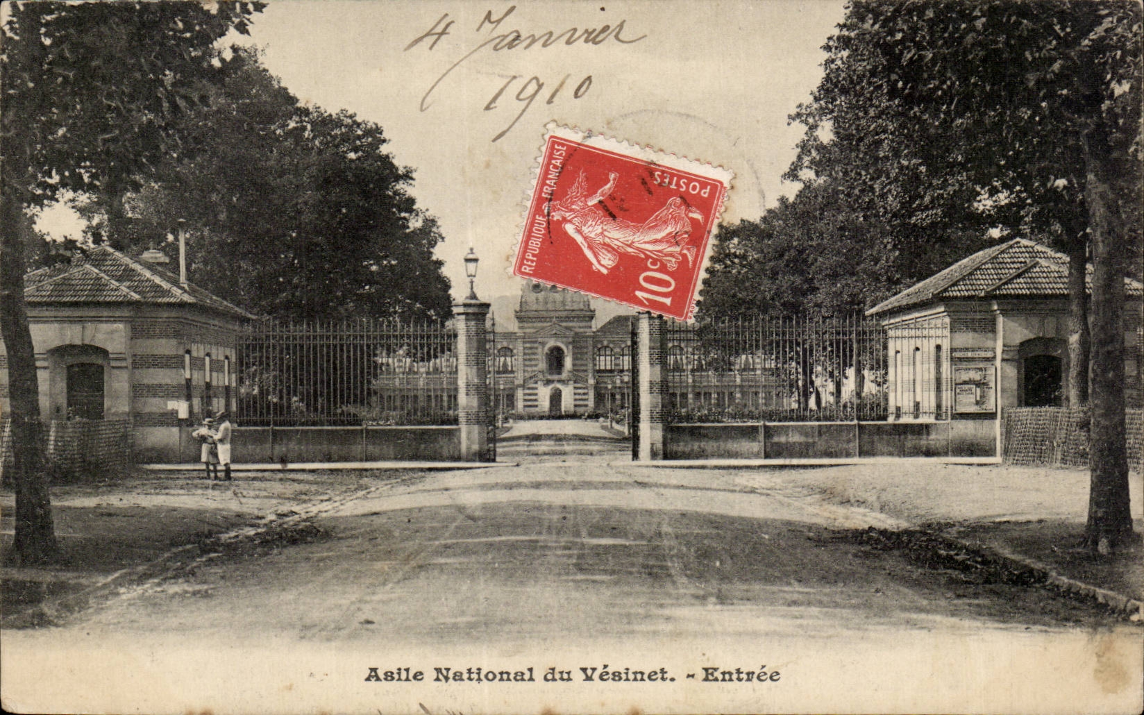 CPA Asile national du Vesinet Entree