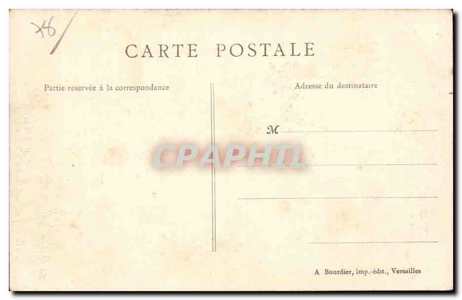 CPA La Chataigneraie Garne pres Dampierre — Rückseite