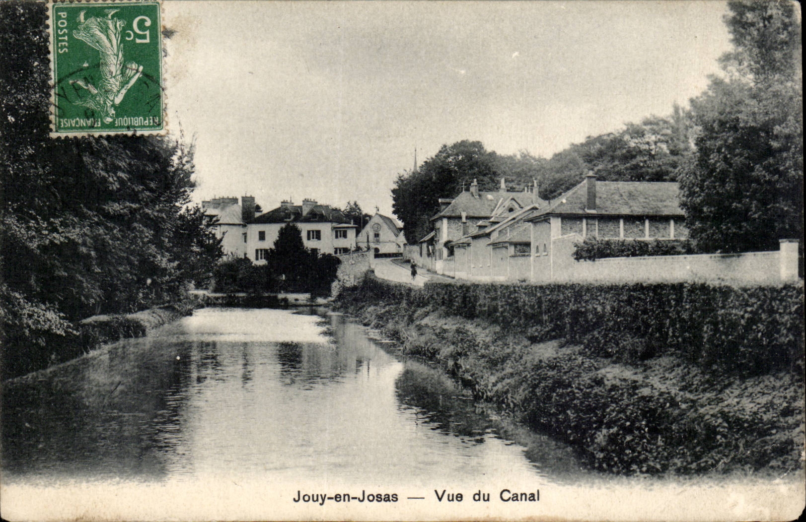 CPA Jouy en Josas Vue du canal