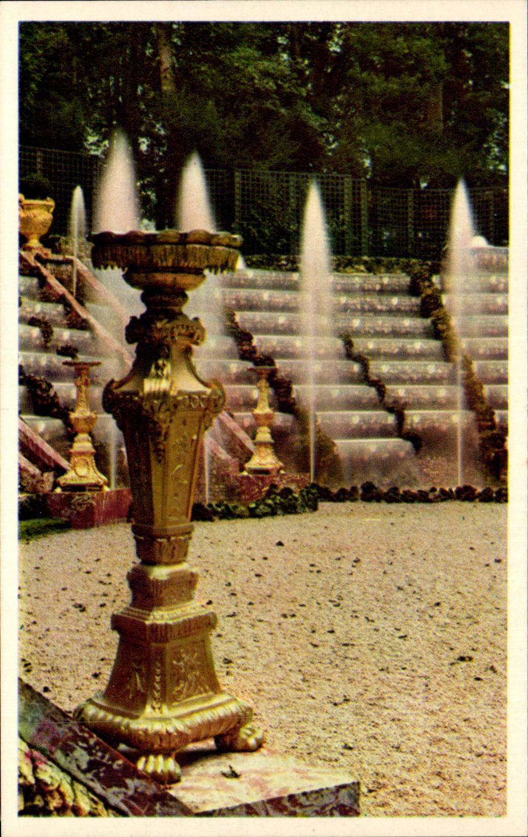 CPA Versailles Parc du chateau Le Bosquet des Rocailles